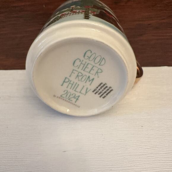 Anthropologie Good Cheer From Philly Mug 2024 Philadelphia Christmas Holiday - Picture 4 of 6